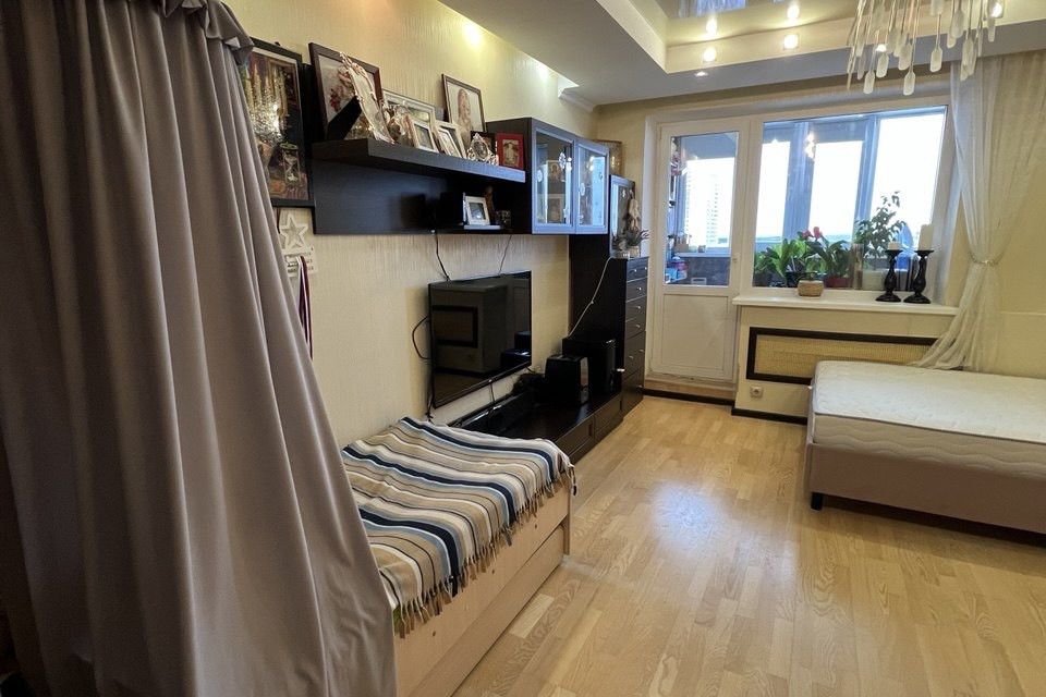 Продаётся 1-комнатная квартира, 46.3 м²