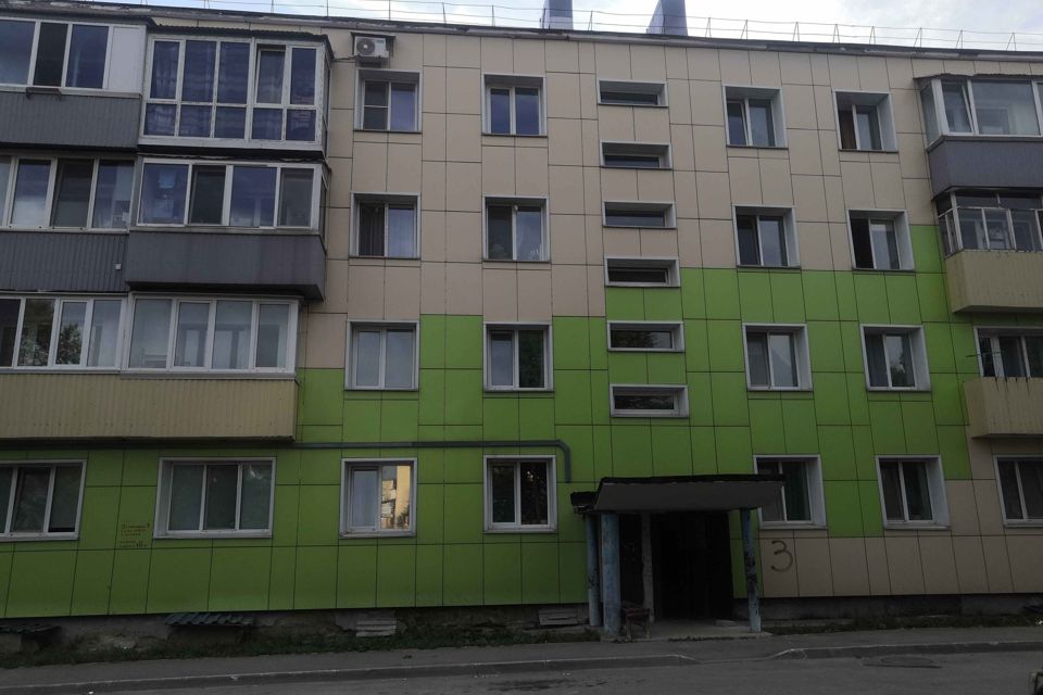 Продаётся 3-комнатная квартира, 56.5 м²