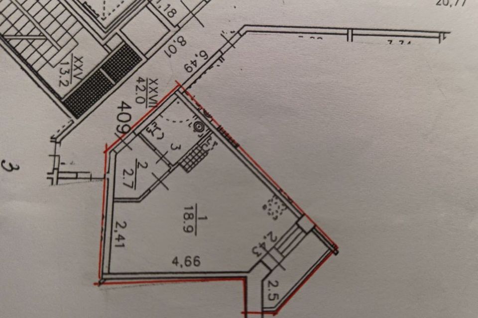 Продаётся студия, 24.6 м²
