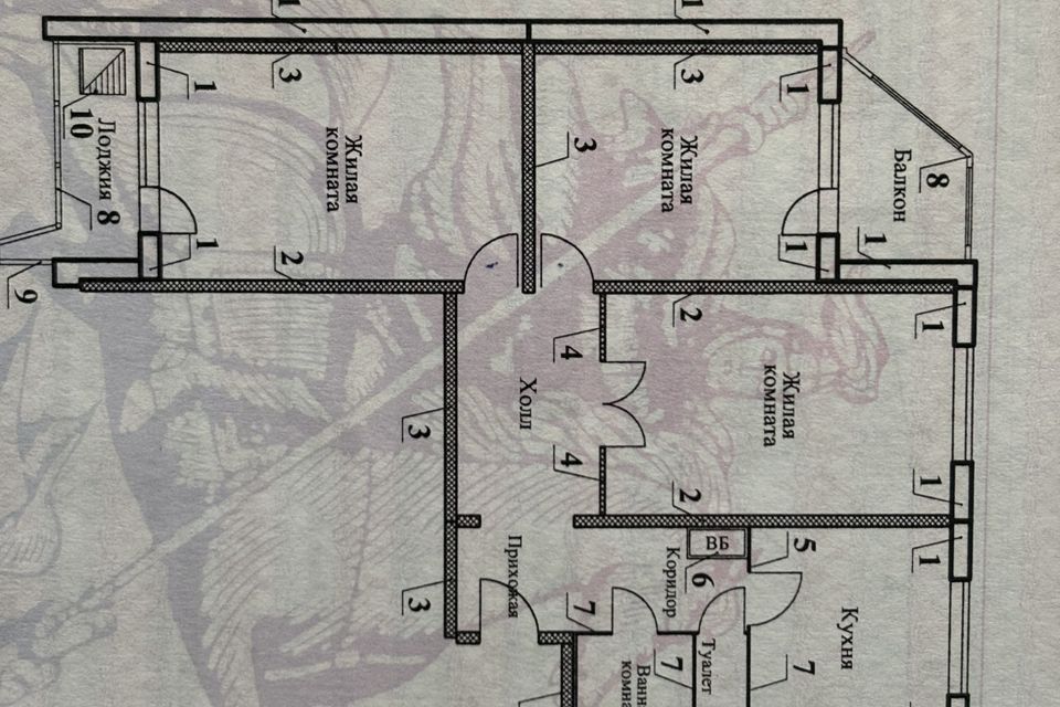 Продаётся 3-комнатная квартира, 79 м²