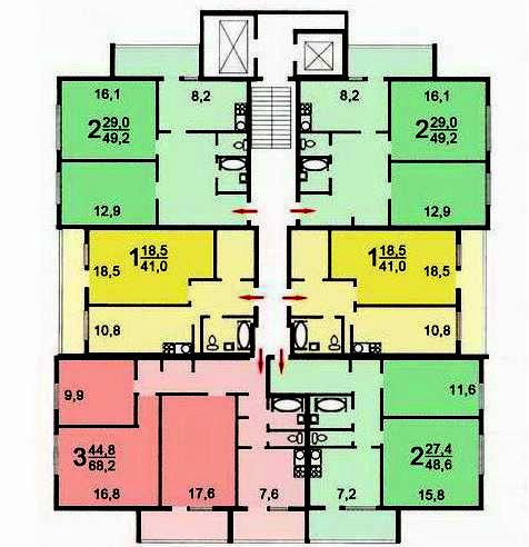 П47 планировки 3 комнаты