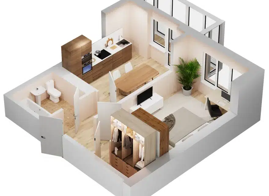 Продаётся 1-комнатная квартира, 41.9 м²