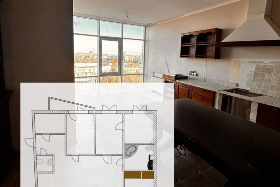 Продаётся 4-комнатная квартира, 195.12 м²
