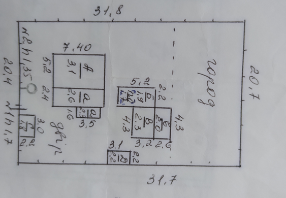 Продаётся 1-этажный дом, 49.8 м²