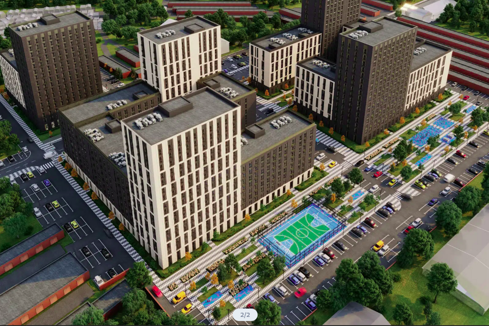 Продаётся 1-комнатная квартира, 42.7 м²