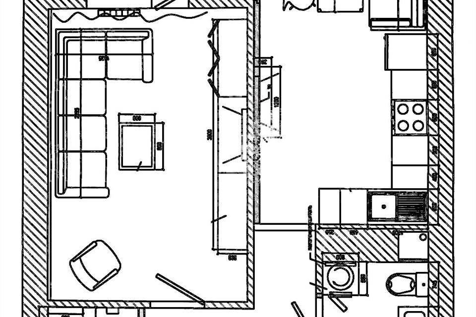 Продаётся 1-комнатная квартира, 46 м²