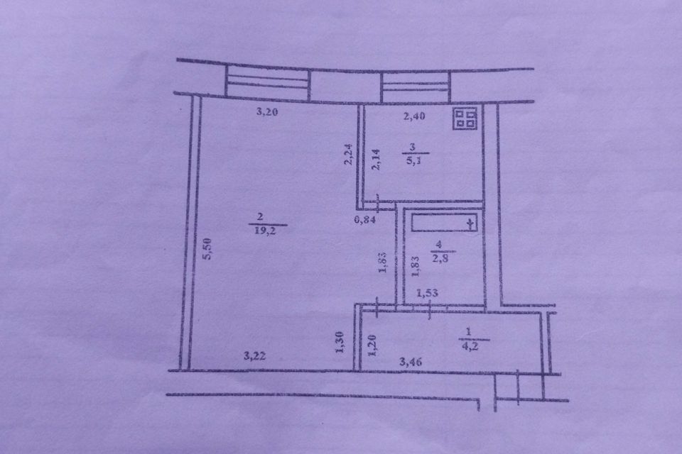 Продаётся 1-комнатная квартира, 31.3 м²