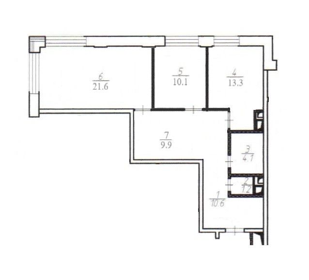 Продаётся 2-комнатная квартира, 70.8 м²