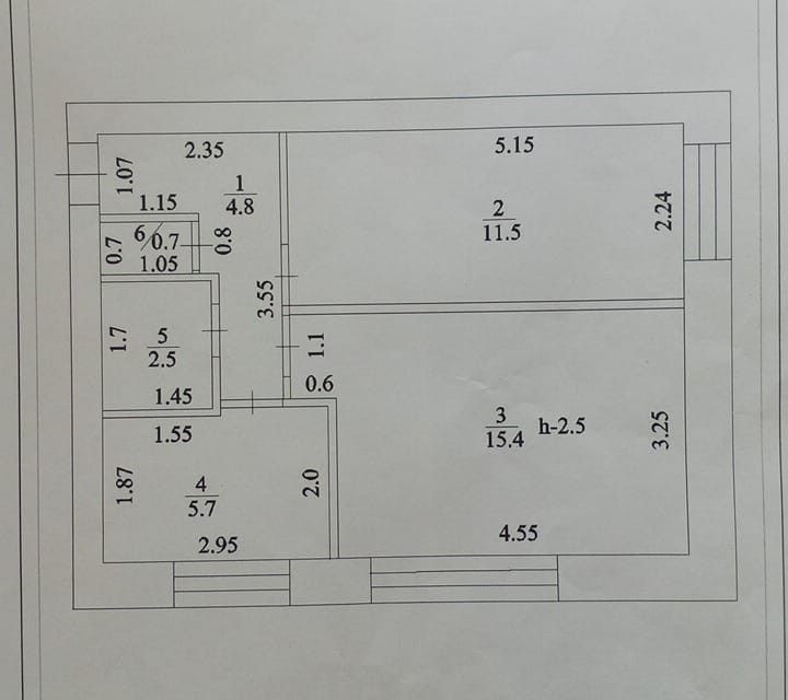 Продаётся 2-комнатная квартира, 40.6 м²