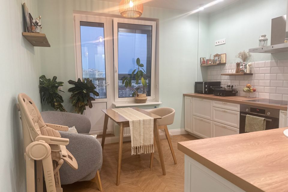 Продаётся 1-комнатная квартира, 38.7 м²