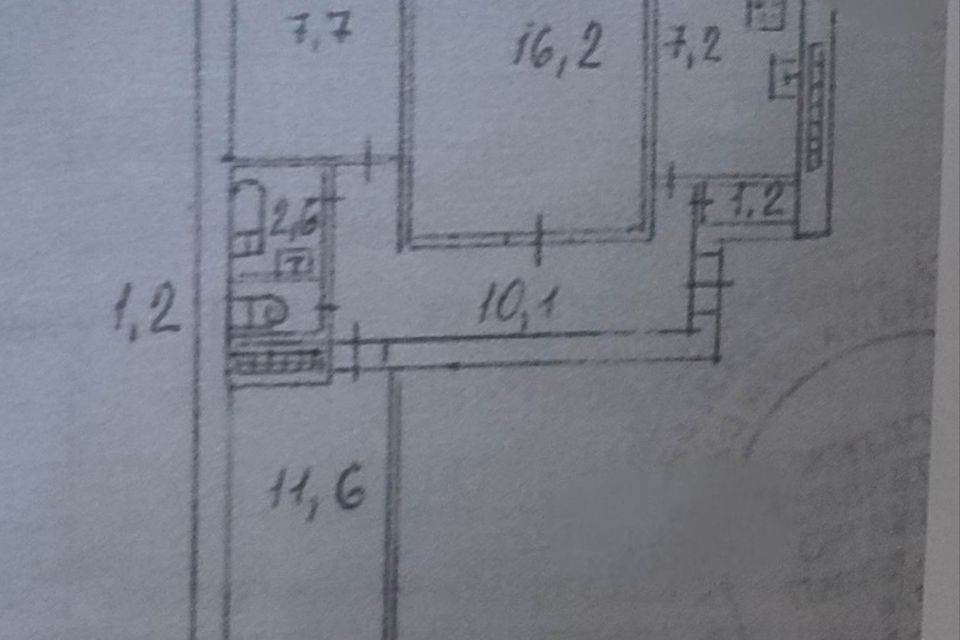 Продаётся 3-комнатная квартира, 68 м²