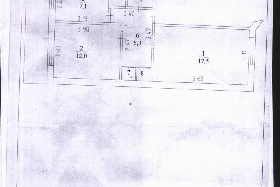 Продаётся 2-комнатная квартира, 47.7 м²