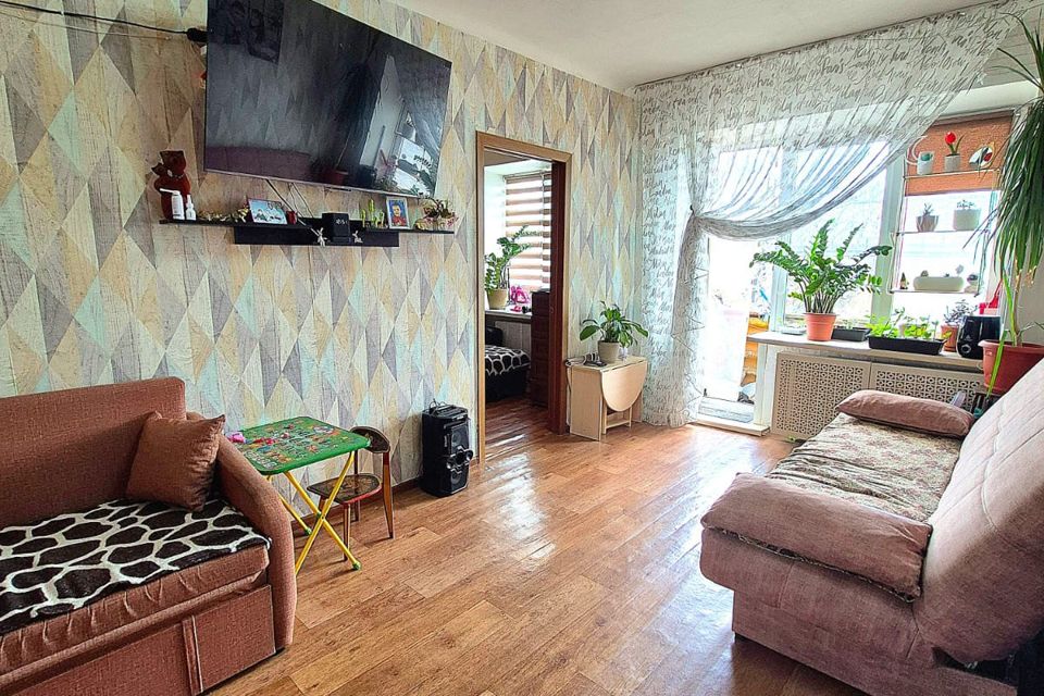 Продаётся 2-комнатная квартира, 44.2 м²