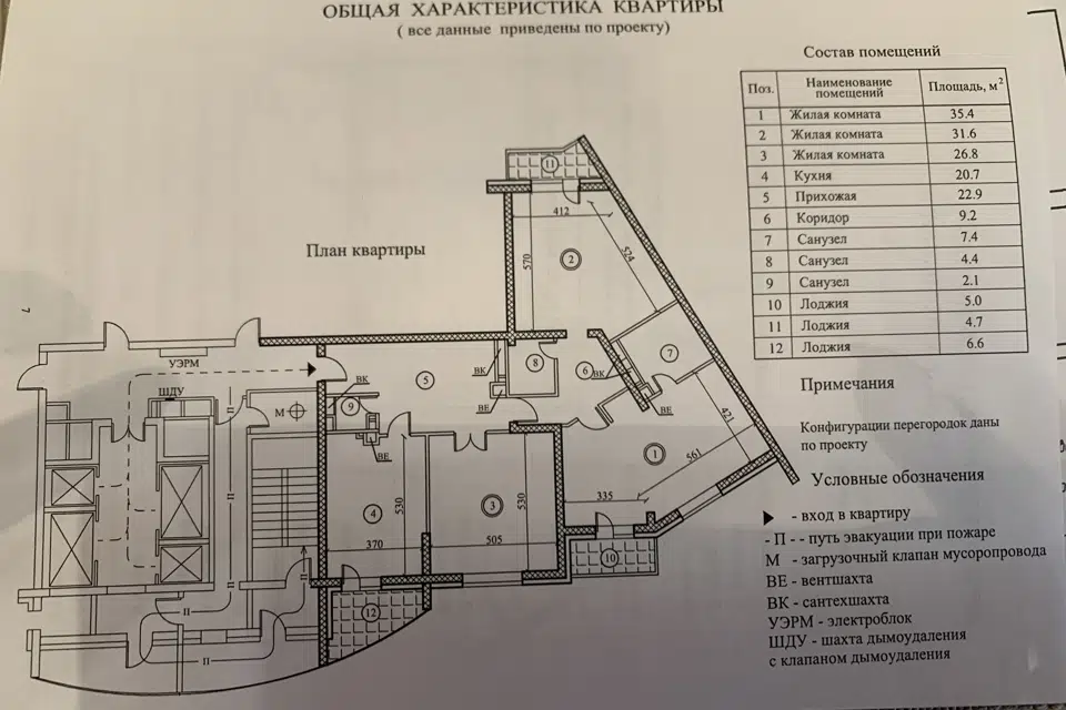 Продаётся 3-комнатная квартира, 162.1 м²