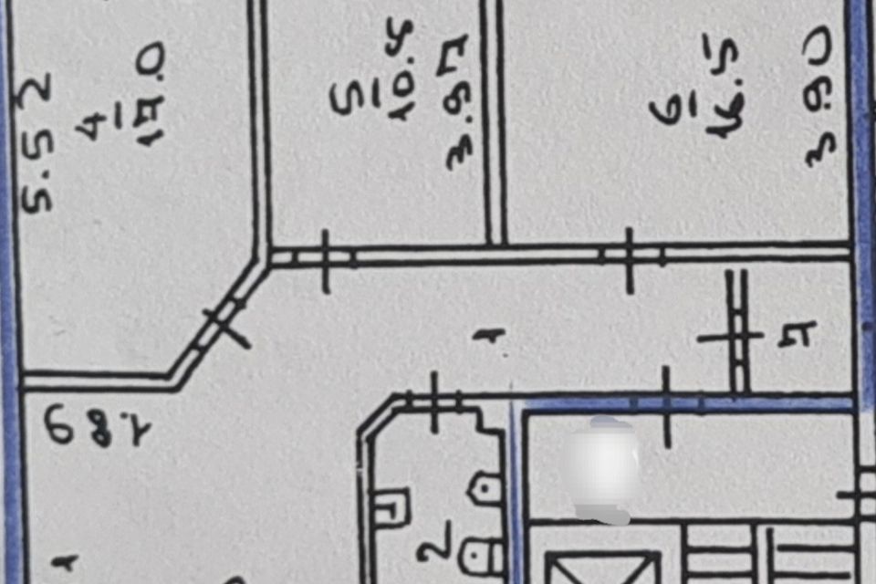 Продаётся комната в 3-комн. квартире, 44 м²