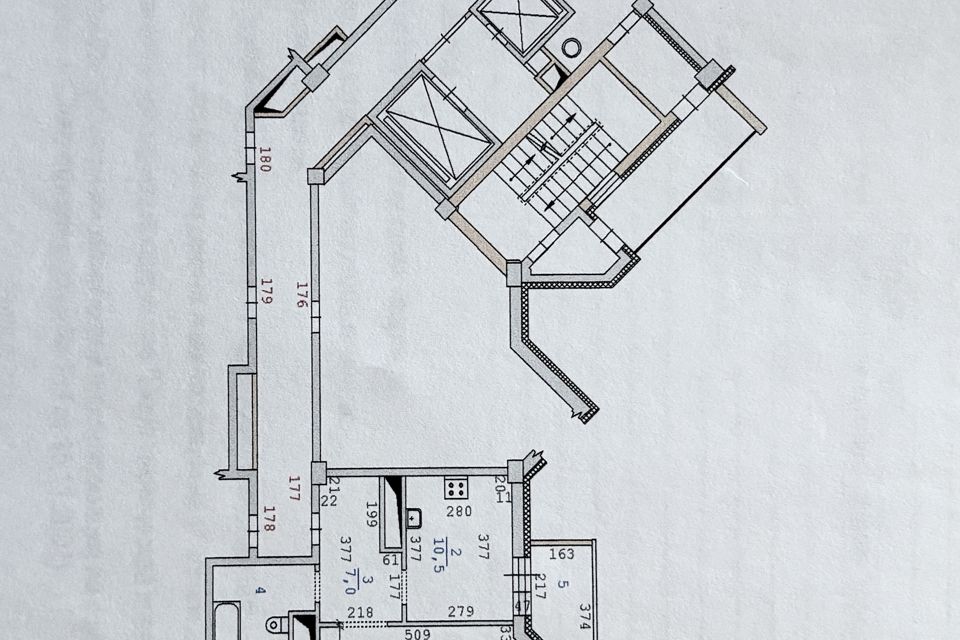 Продаётся 1-комнатная квартира, 45 м²