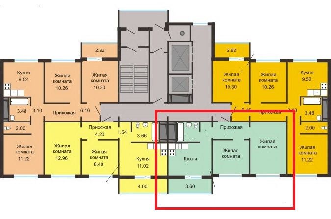 Продаётся 2-комнатная квартира, 40 м²