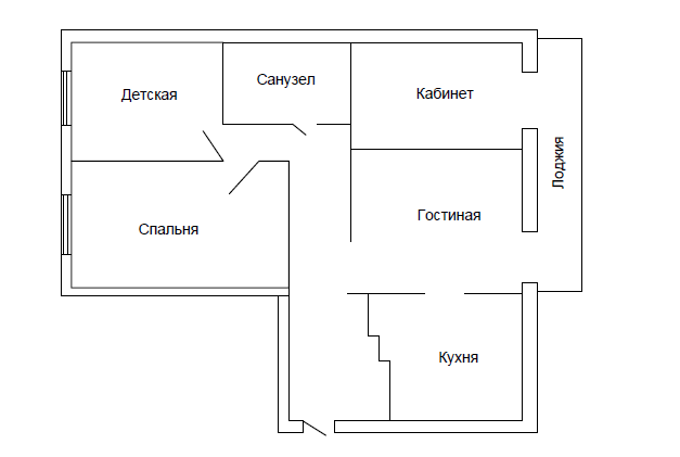 Продаётся 3-комнатная квартира, 73 м²