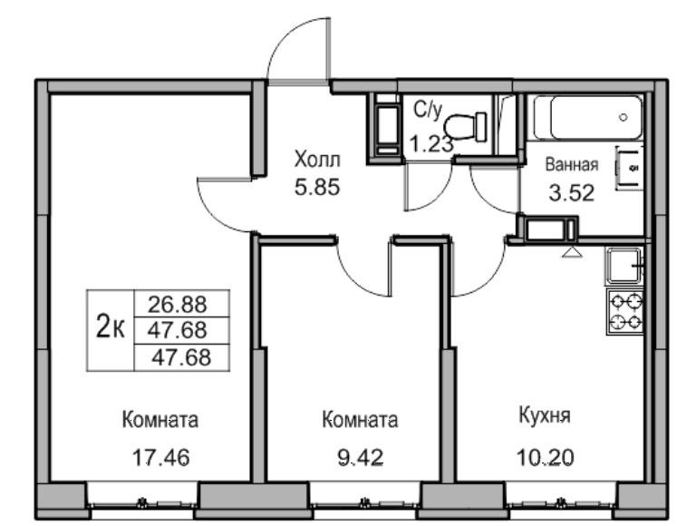 Купить Студию В Юнтолово Вторичка