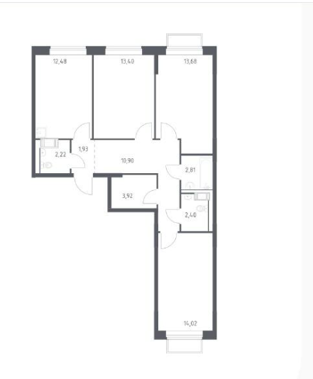 Продаётся 3-комнатная квартира, 80 м²