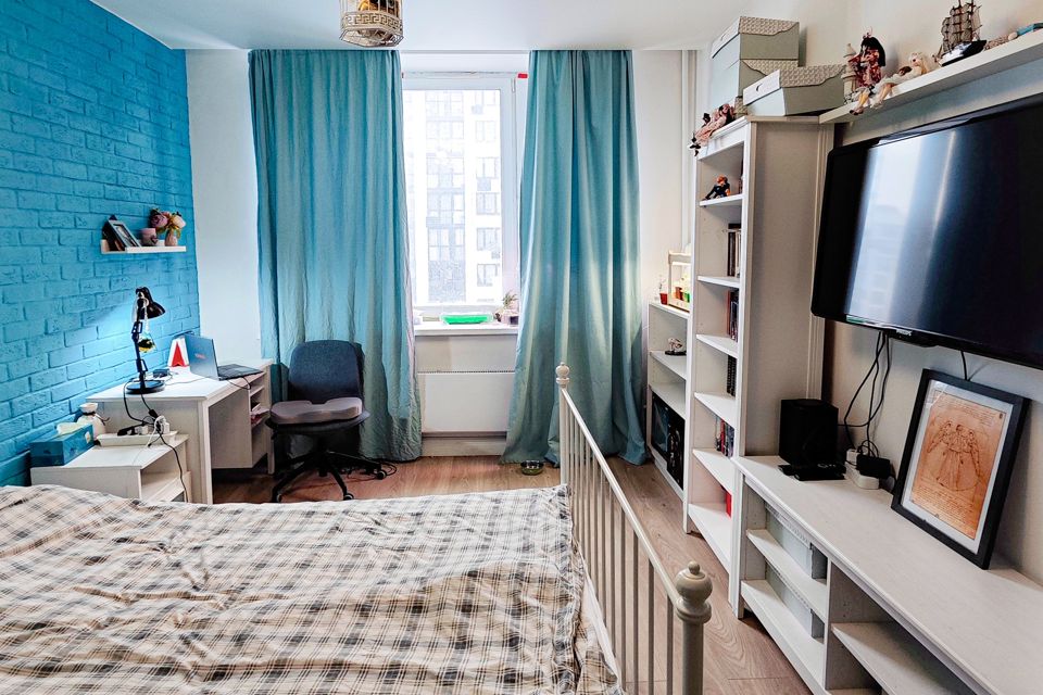Продаётся 1-комнатная квартира, 36.5 м²