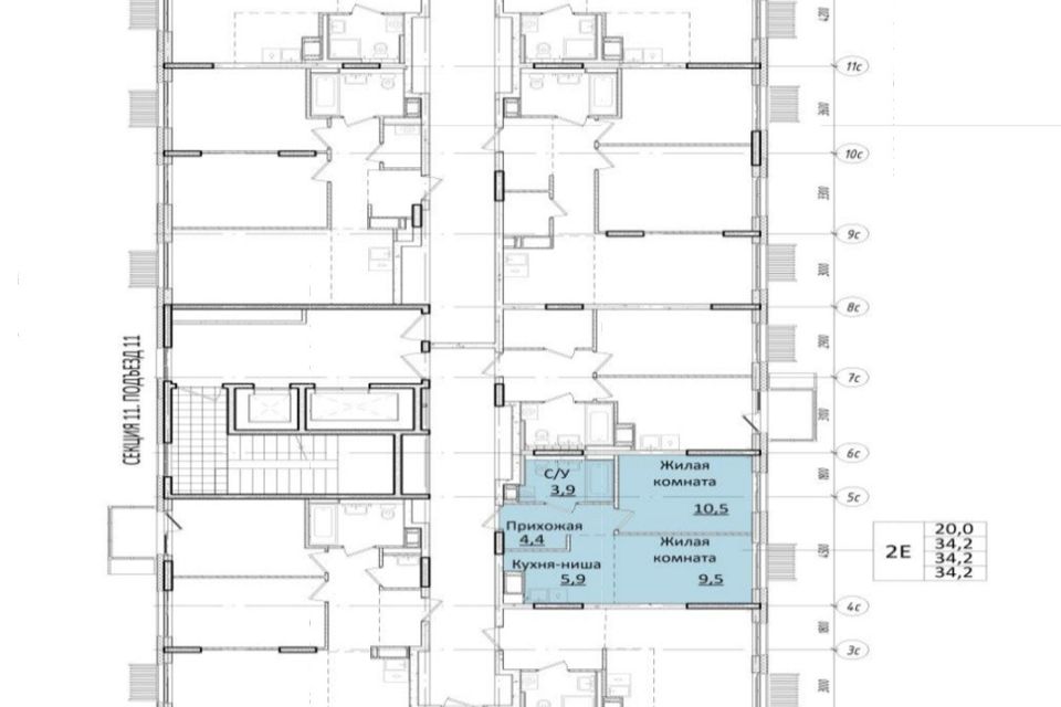 Продаётся 2-комнатная квартира, 34.2 м²
