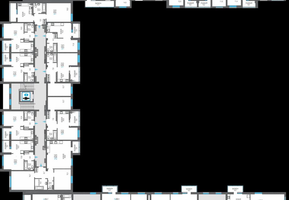 Продаётся 2-комнатная квартира, 76.5 м²