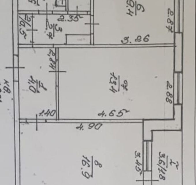 Продаётся 2-комнатная квартира, 53 м²