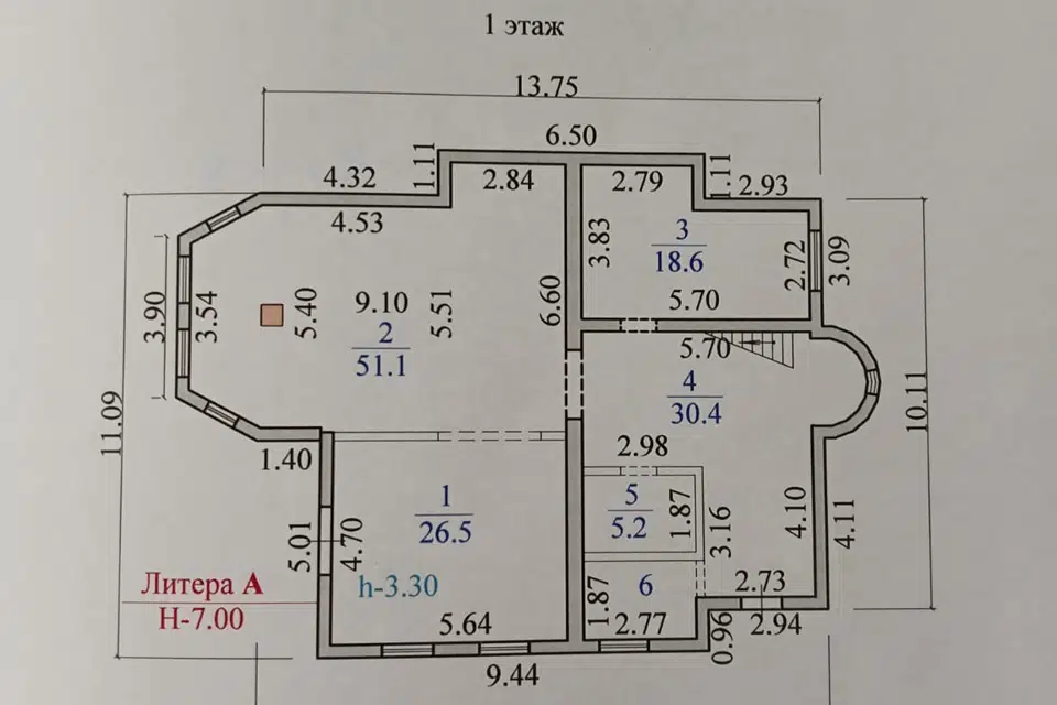 Продаётся 2-этажный дом, 300 м²