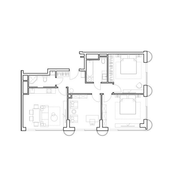 Продаётся 3-комнатная квартира, 84.5 м²