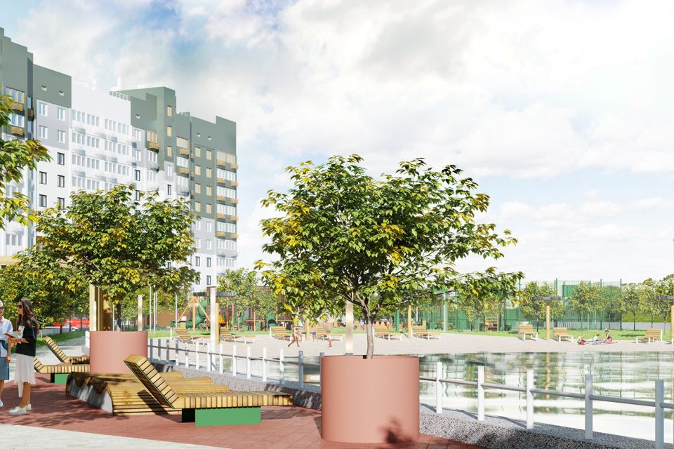 Продаётся 1-комнатная квартира, 40.3 м²