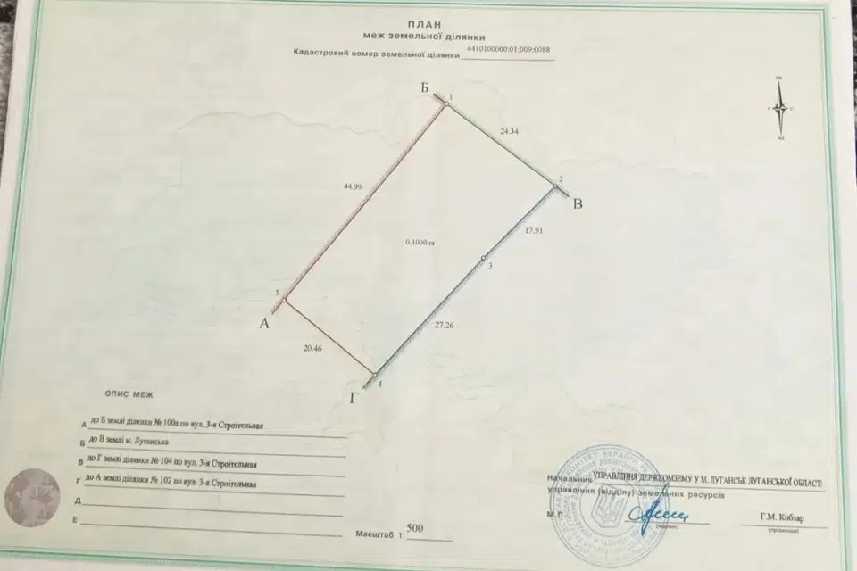 Продаётся участок, 10 сот.