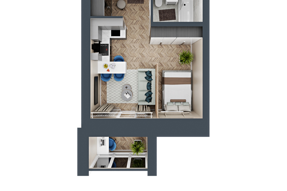 Продаётся 1-комнатная квартира, 31.3 м²