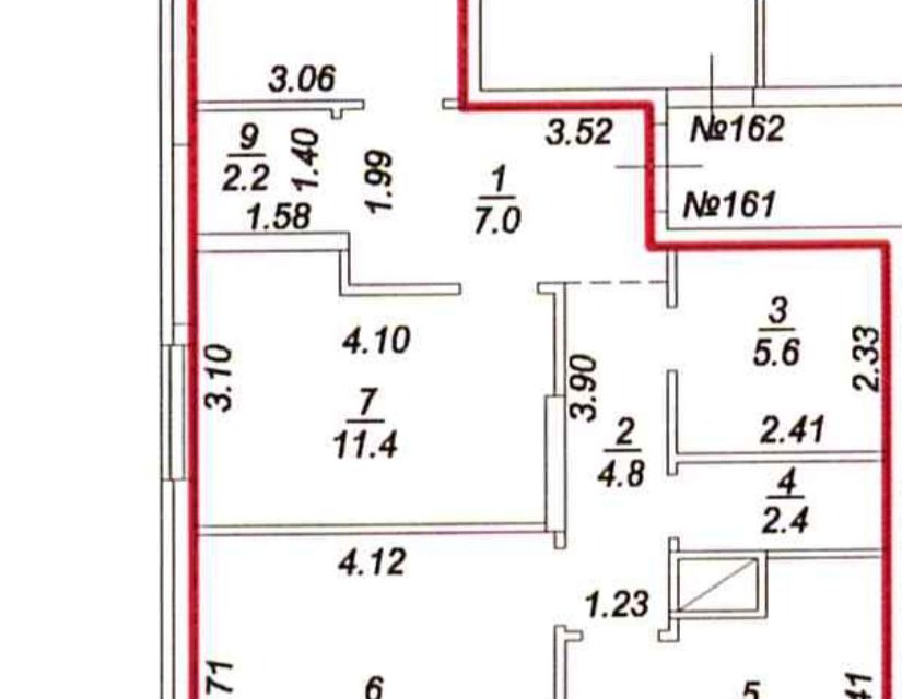 Продаётся 3-комнатная квартира, 75 м²