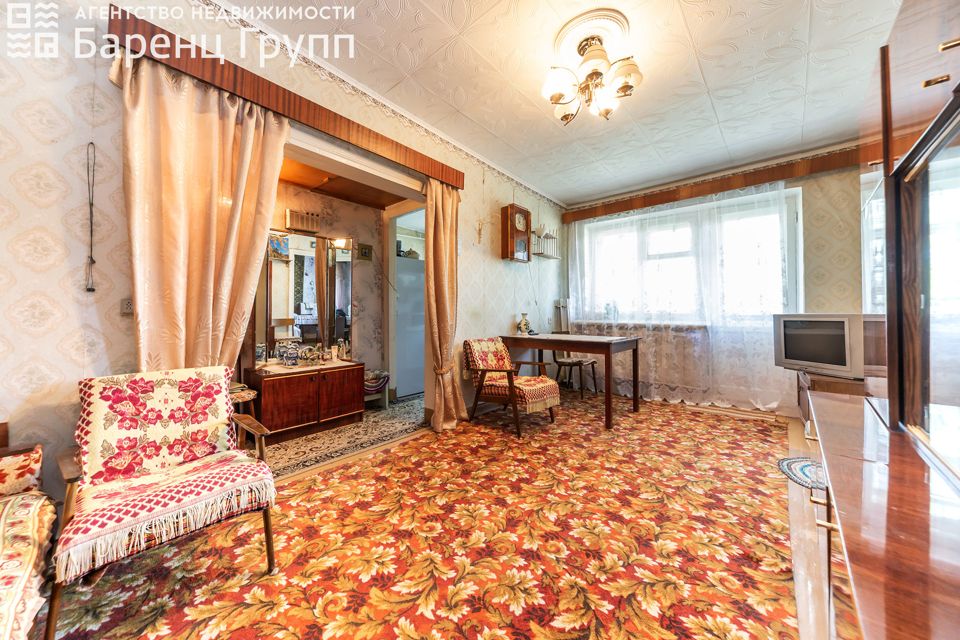 Продаётся 2-комнатная квартира, 43.1 м²
