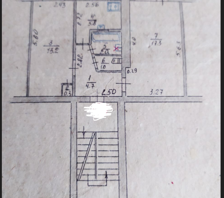 Продаётся 2-комнатная квартира, 45.1 м²