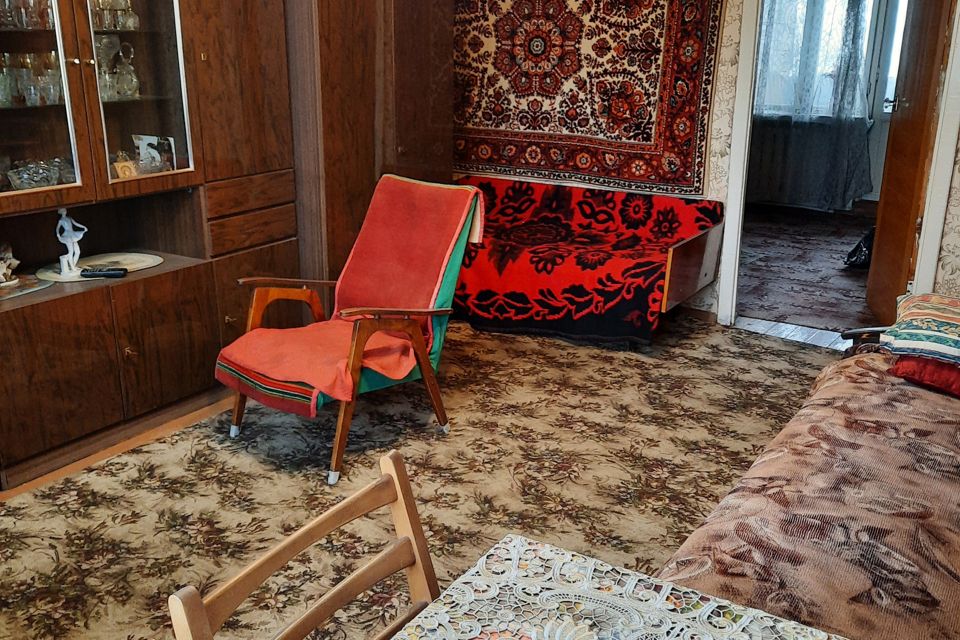 Продаётся 3-комнатная квартира, 55.5 м²