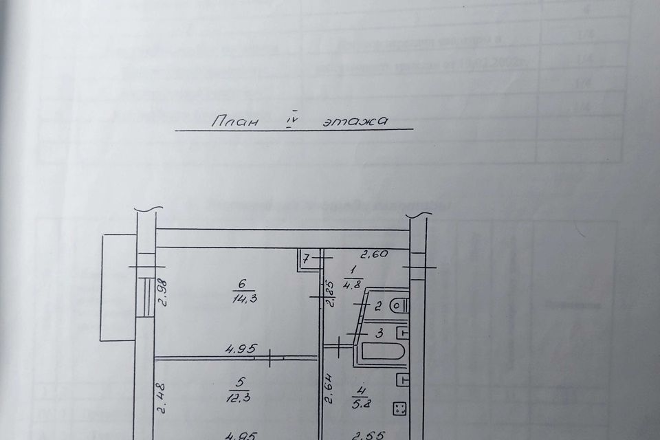 Продаётся 2-комнатная квартира, 40.6 м²