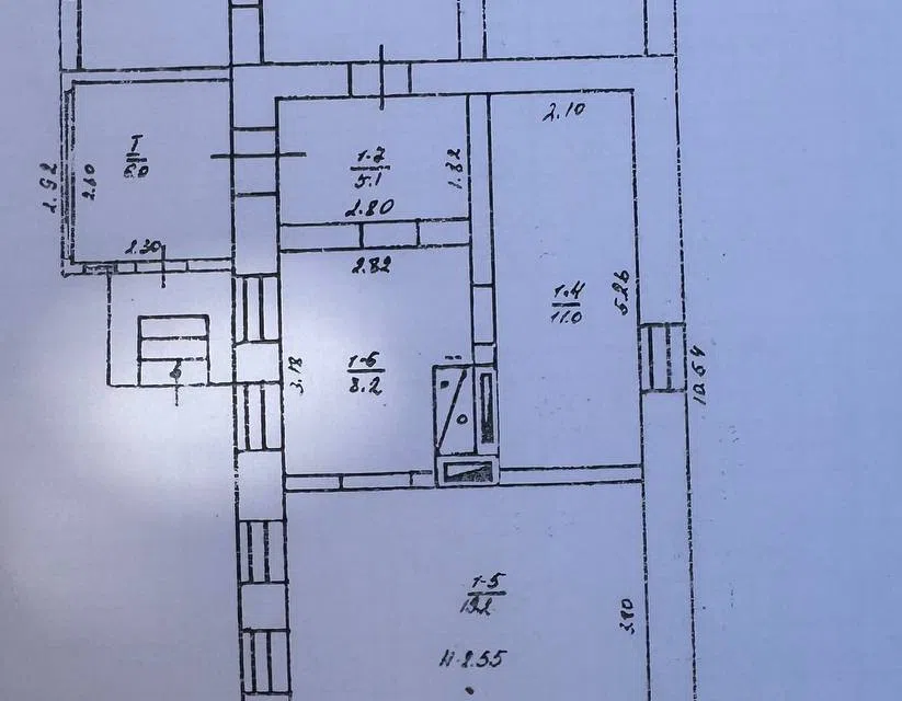 Продаётся 1-этажный дом, 70.7 м²