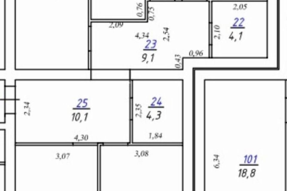 Продаётся 4-комнатная квартира, 103.1 м²