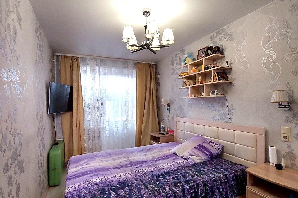 Продаётся 3-комнатная квартира, 58.4 м²