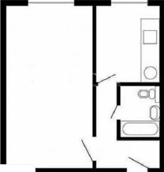 Продаётся 1-комнатная квартира, 34.7 м²