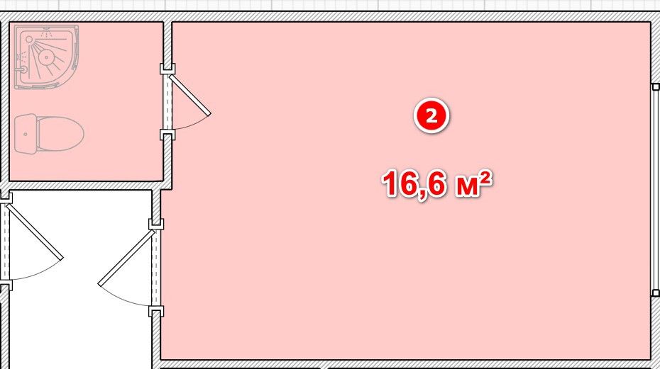 Продаётся студия, 11.6 м²