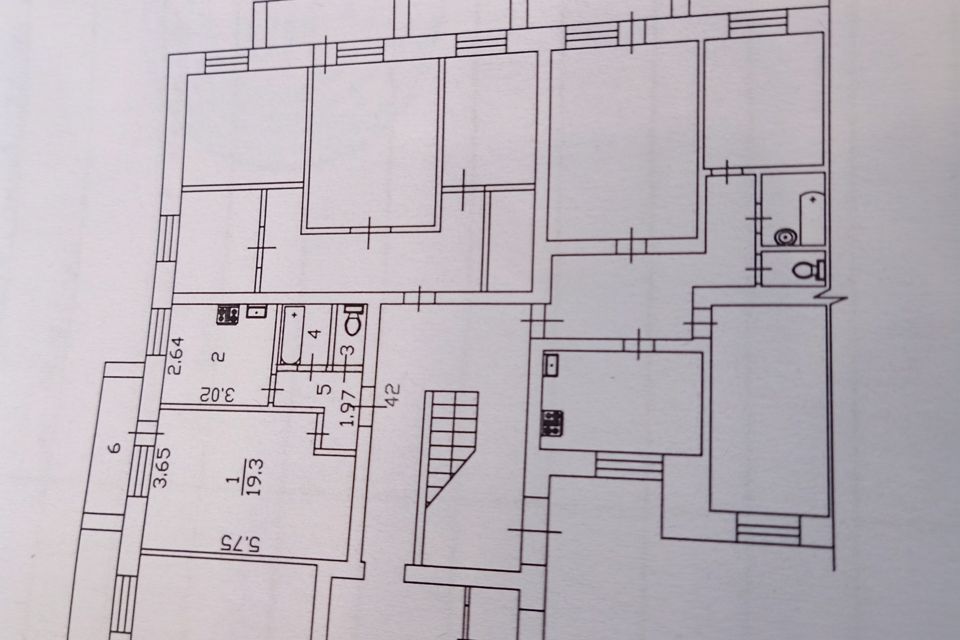 Продаётся 1-комнатная квартира, 35.5 м²