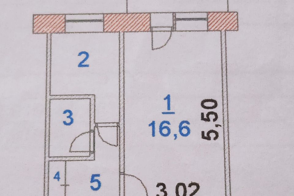 Продаётся 1-комнатная квартира, 27.9 м²