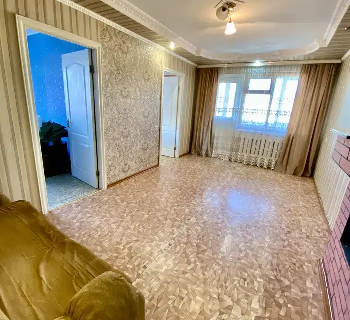 Продаётся 3-комнатная квартира, 55 м²