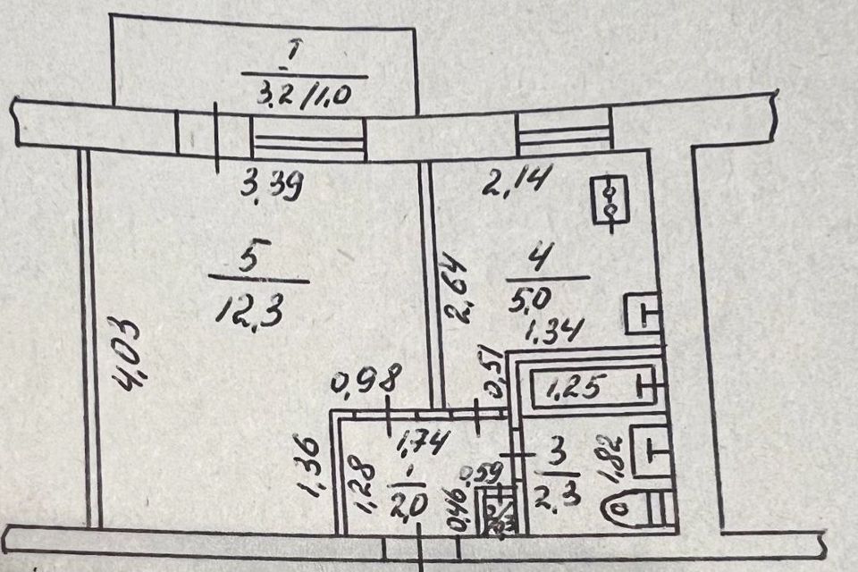Продаётся 1-комнатная квартира, 25.1 м²
