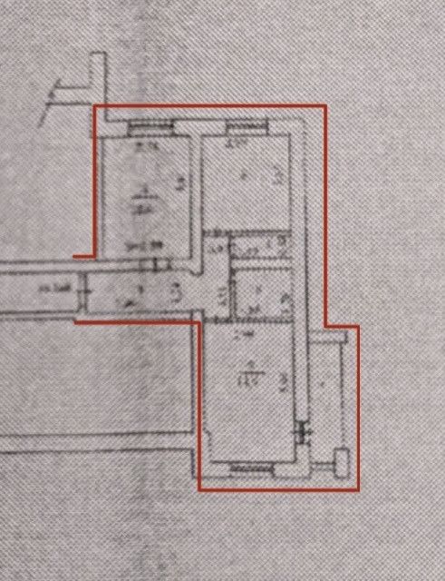 Продаётся 2-комнатная квартира, 52.3 м²