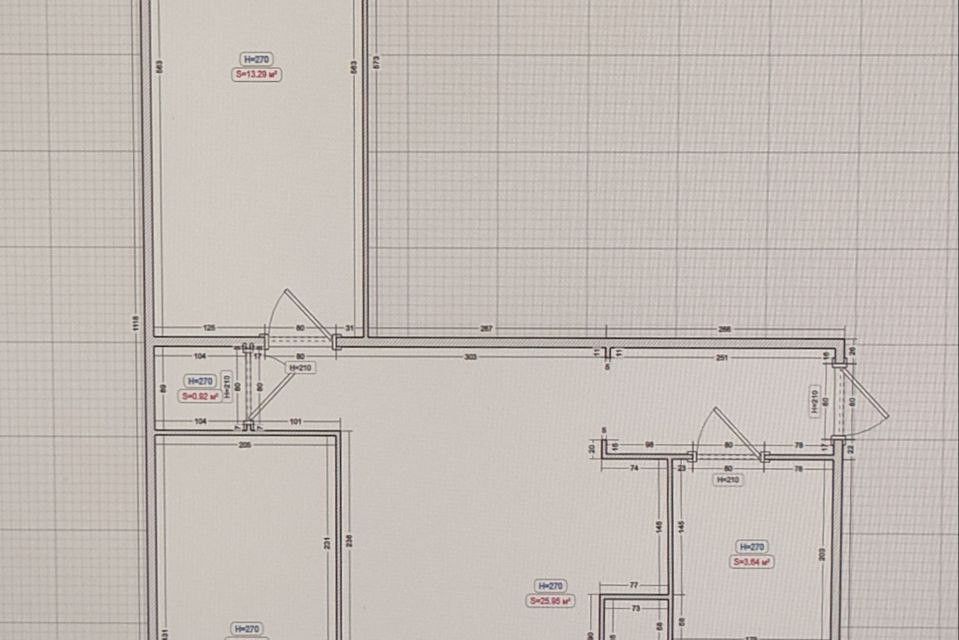 Продаётся 3-комнатная квартира, 56.4 м²