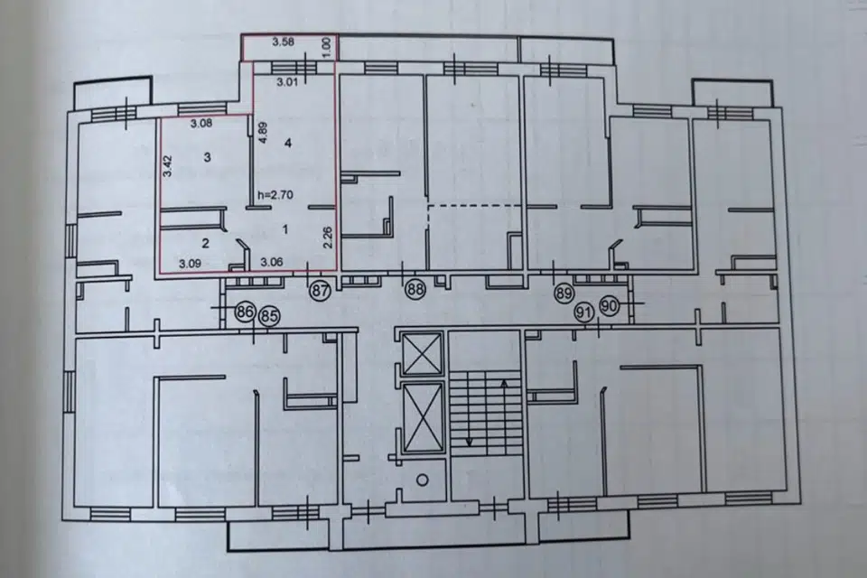 Продаётся 1-комнатная квартира, 38 м²